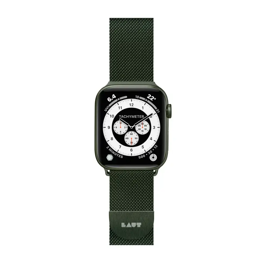 Ремешок LAUT STEEL LOOP для Apple Watch 42/44/45/49мм - Green (L_AWL_ST_GN)