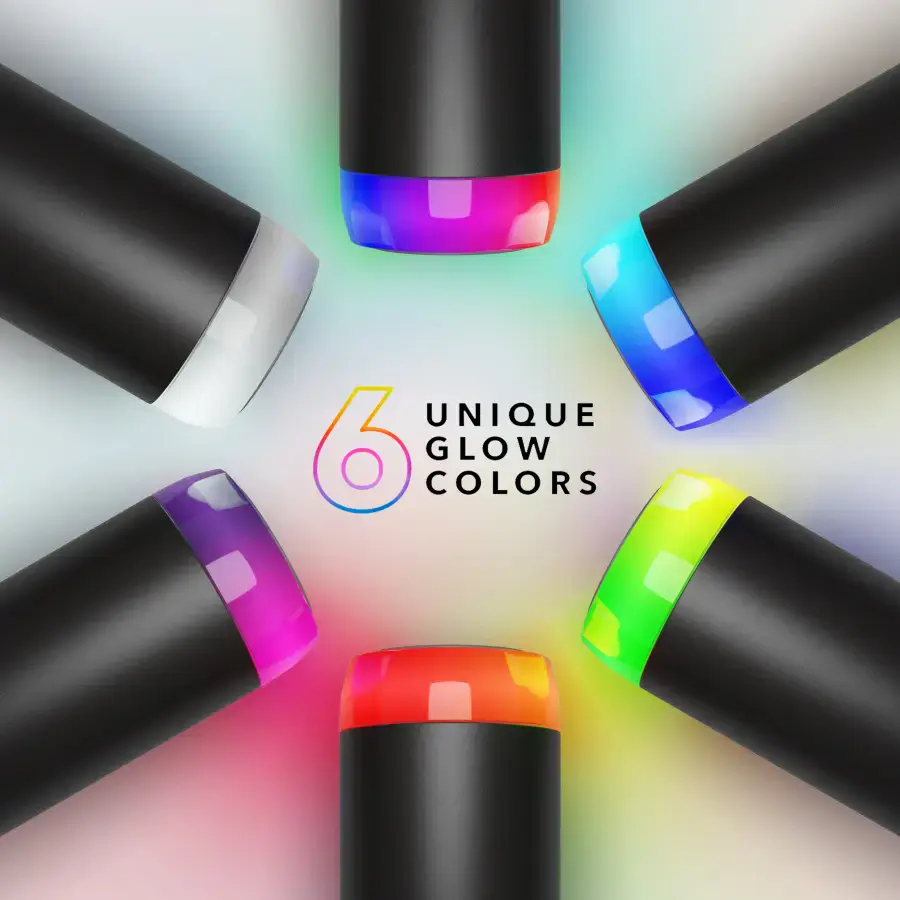 Розумна пляшка для води та гарячих напоїв HidrateSpark PRO Flip Lid 21 oz/620ml - Black (HI-SS21HT-02G)