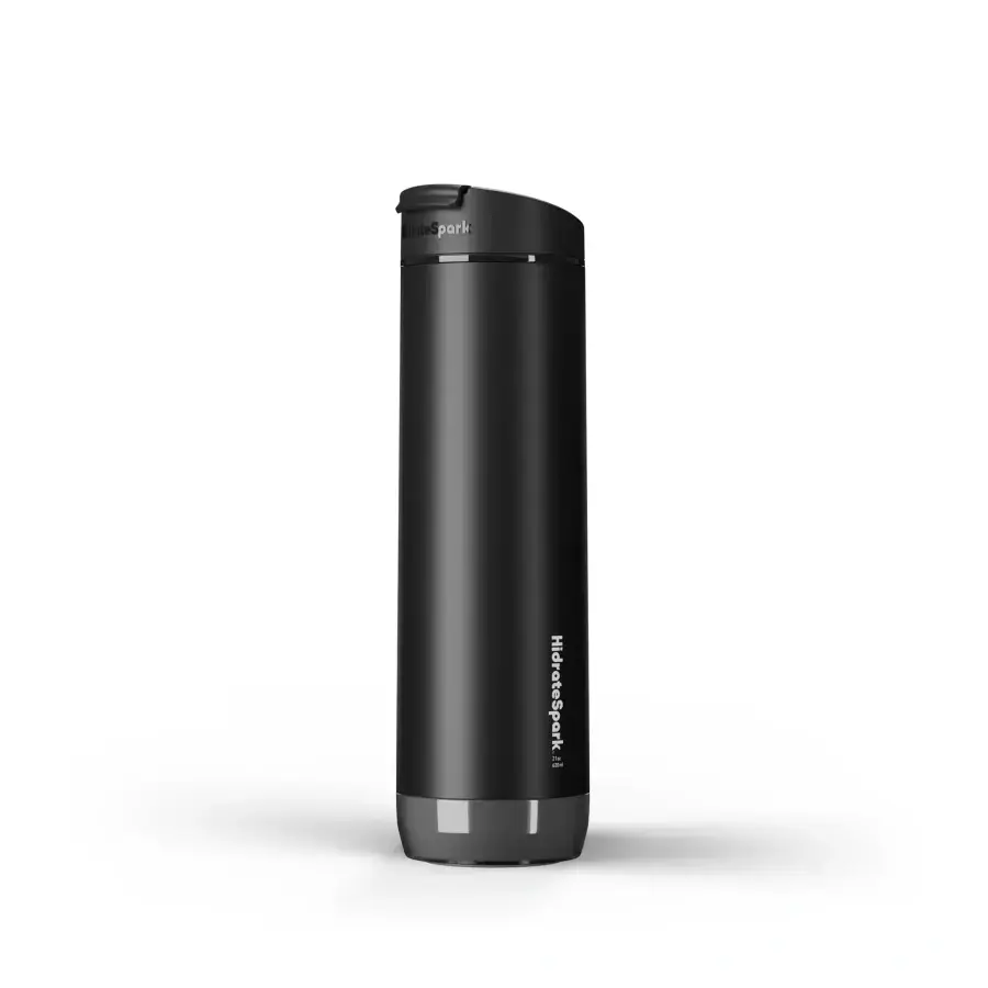 Розумна пляшка для води та гарячих напоїв HidrateSpark PRO Flip Lid 21 oz/620ml - Black (HI-SS21HT-02G)