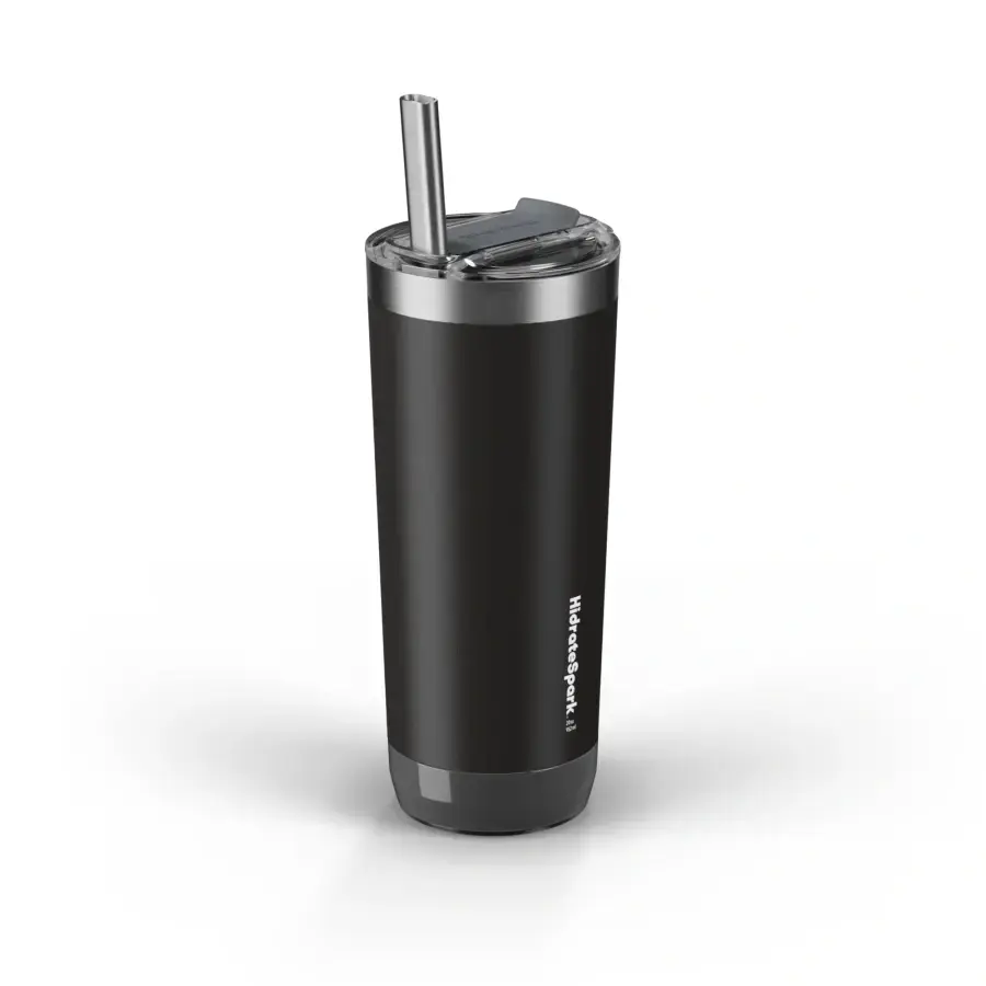 Розумний стакан для води та гарячих напоїв HidrateSpark PRO Smart Tumbler 20 oz/592 ml - Black (HI-011-002)