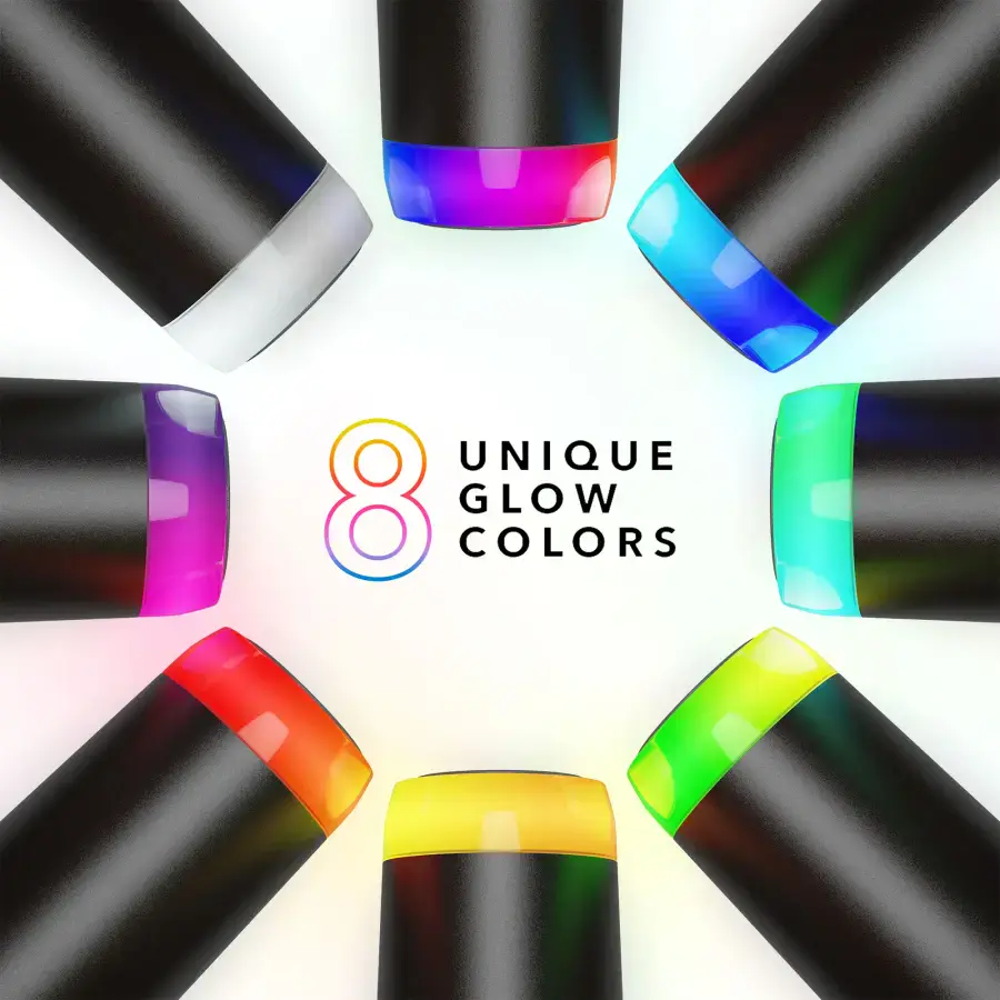 Розумний стакан для води та гарячих напоїв HidrateSpark PRO Smart Tumbler 20 oz/592 ml - Black (HI-011-002)