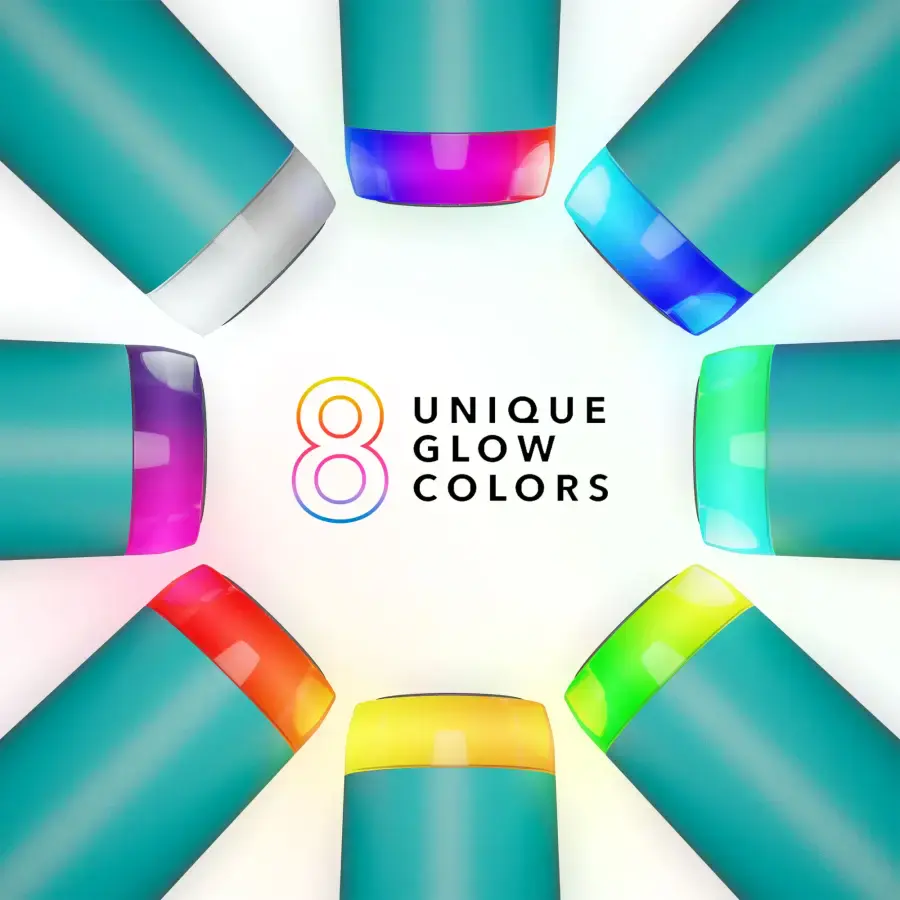 Розумний стакан HidrateSpark PRO Stainless Steel Smart Tumbler 20 oz/592ml - Sea Glass (HI-011-003)