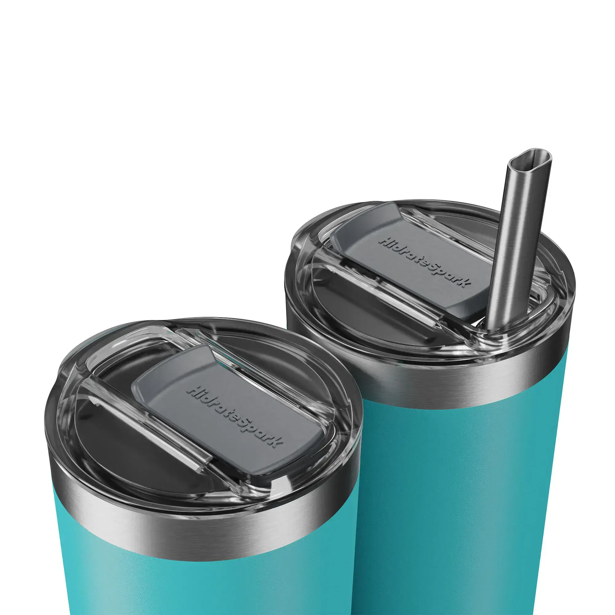 Розумний стакан HidrateSpark PRO Stainless Steel Smart Tumbler 20 oz/592ml - Sea Glass (HI-011-003)