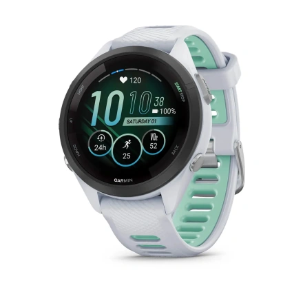 Смарт-часы Garmin Forerunner 265S Black Bezel w. Whitestone Case and Whitestone/Neo Tropic S. Band (010-02810-04/14)