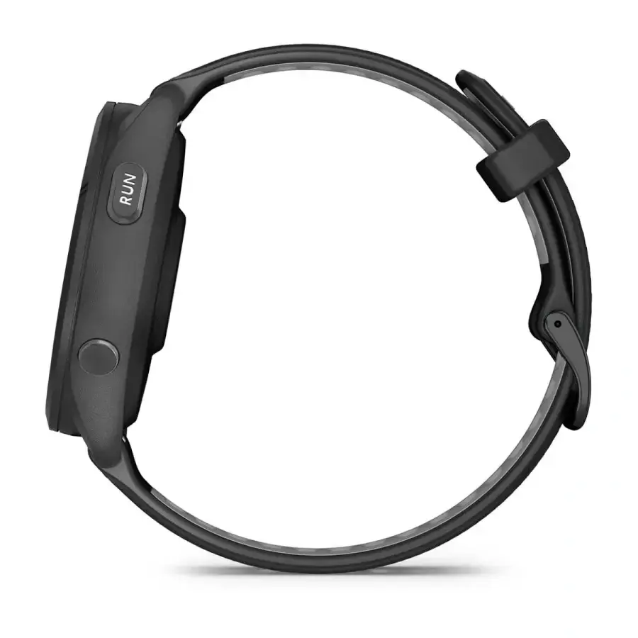 Смарт-годинник Garmin Forerunner 265 Black Bezel and Case w. Black/Powder Gray Silicone Band (010-02810-00/10)