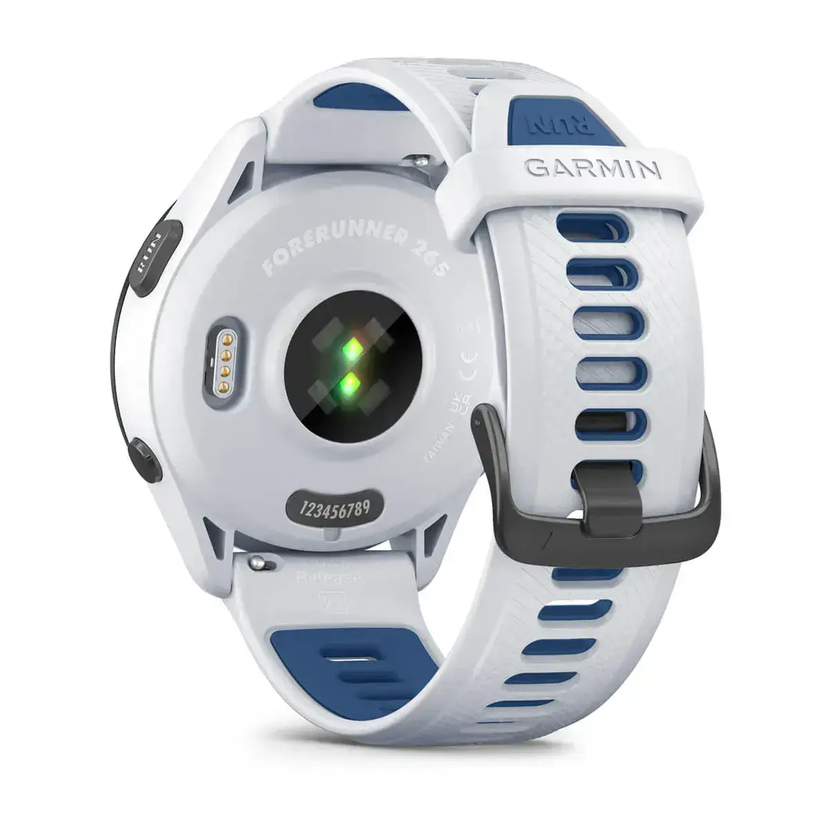 Смарт-годинник Garmin Forerunner 265 Black Bezel w. Whitestone Case and Whitestone/Tidal Blue S. Band (010-02810-01/11)