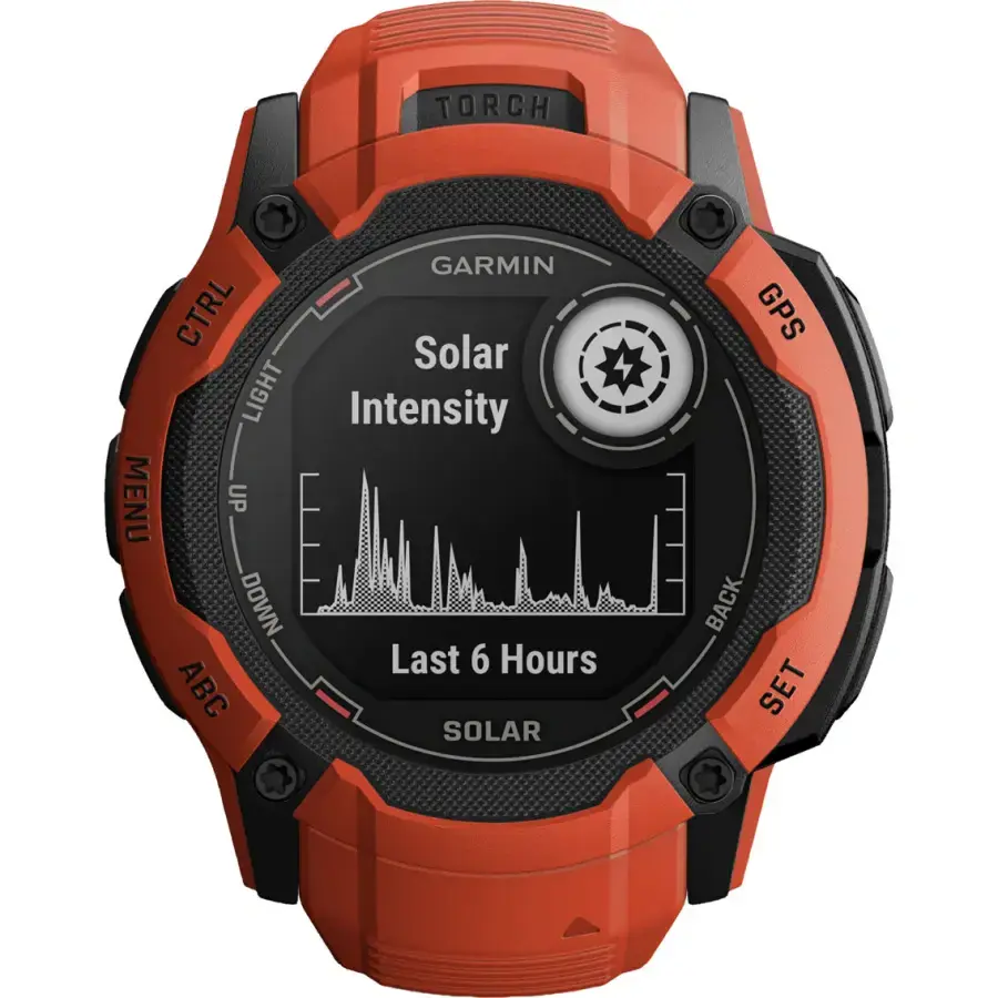 Смарт-годинник Garmin Instinct 2X Solar - Flame Red (010-02805-11/01)
