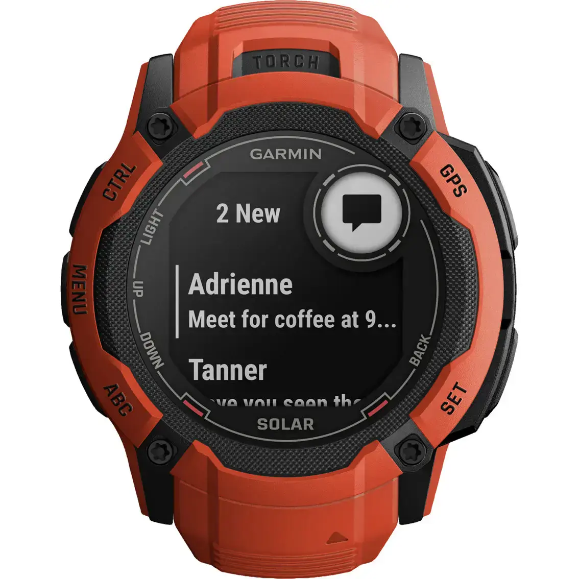 Смарт-часы Garmin Instinct 2X Solar - Flame Red (010-02805-11/01)