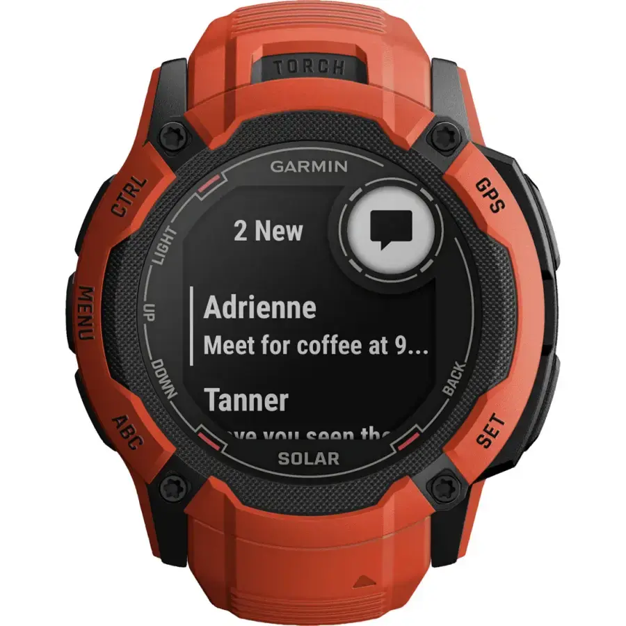 Смарт-годинник Garmin Instinct 2X Solar - Flame Red (010-02805-11/01)
