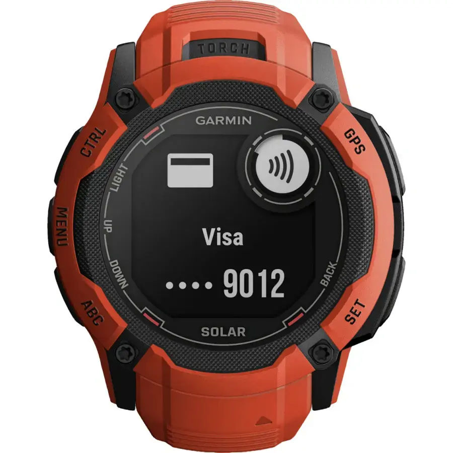 Смарт-годинник Garmin Instinct 2X Solar - Flame Red (010-02805-11/01)
