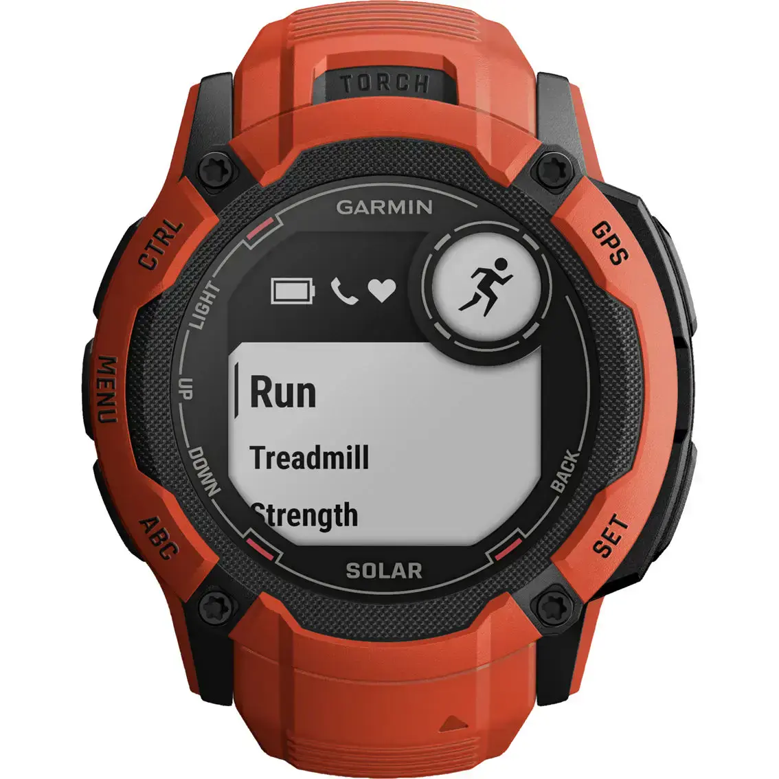 Смарт-часы Garmin Instinct 2X Solar - Flame Red (010-02805-11/01)