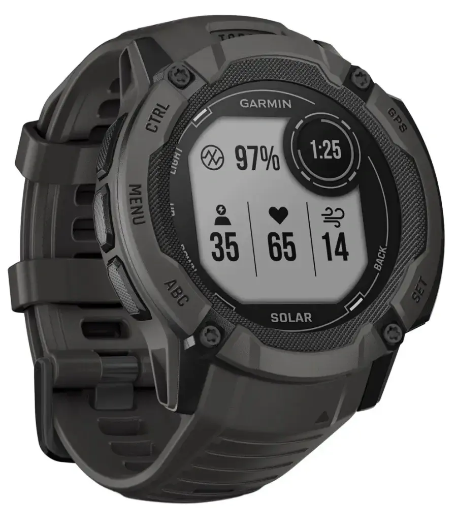 Смарт-годинник Garmin Instinct 2X Solar - Graphite (010-02805-10/00)