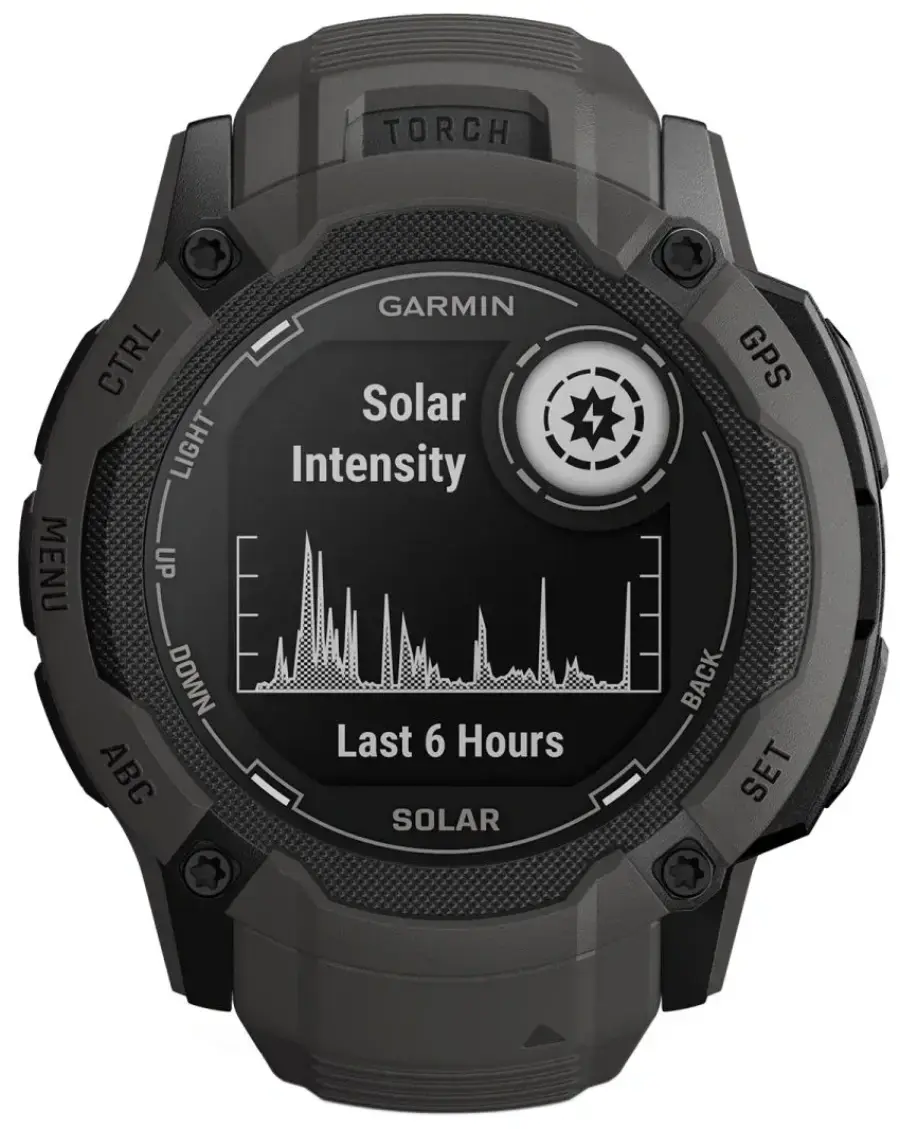 Смарт-годинник Garmin Instinct 2X Solar - Graphite (010-02805-10/00)