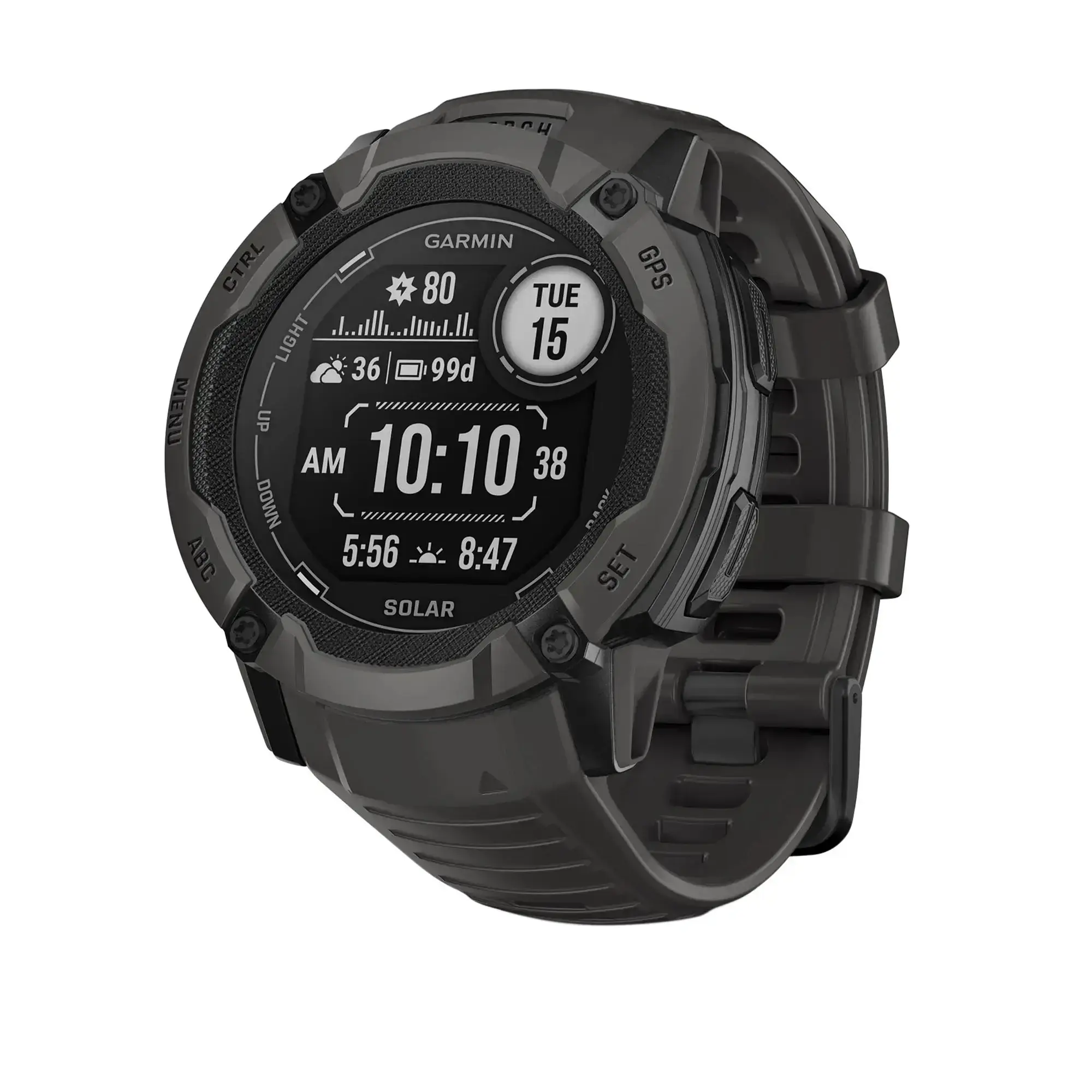 Open Box Смарт-часы Garmin Instinct 2X Solar - Graphite (010-02805-10/00)