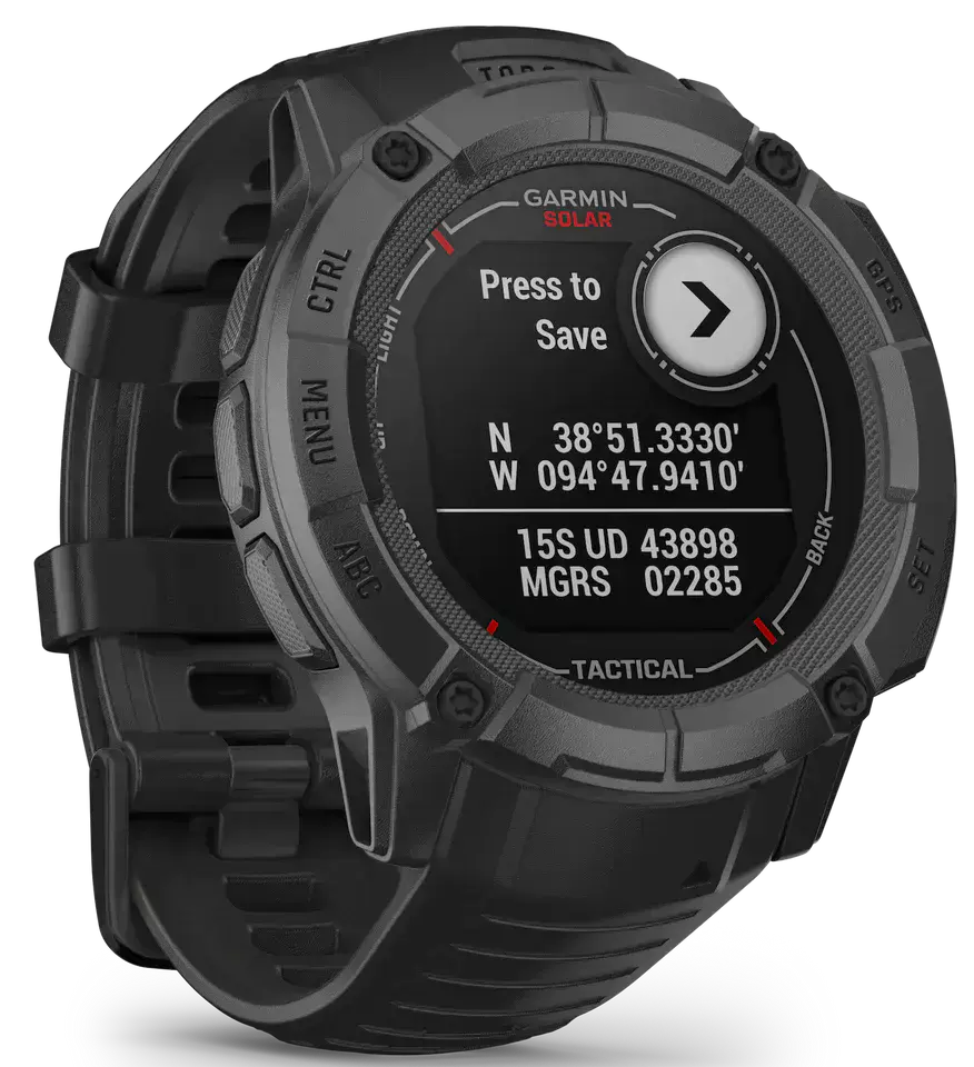 Смарт-годинник Garmin Instinct 2X Solar - Tactical Edition Black (010-02805-13/03)