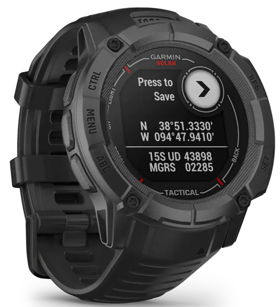 Смарт-годинник Garmin Instinct 2X Solar - Tactical Edition Black (010-02805-13/03)