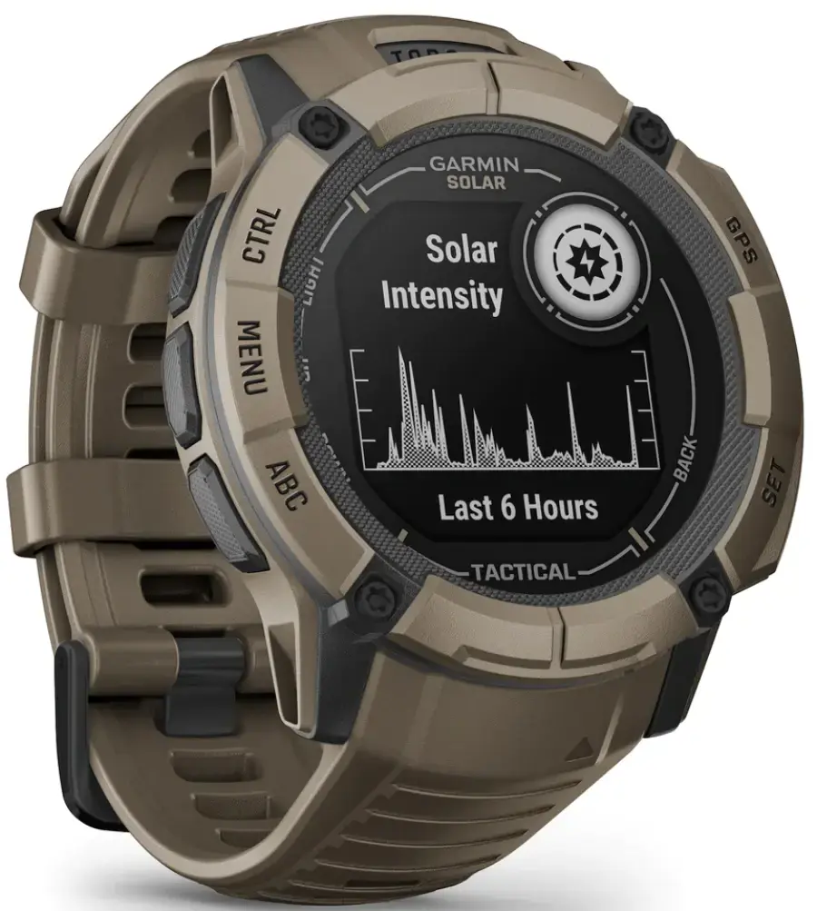Смарт-годинник Garmin Instinct 2X Solar - Tactical Edition Coyote Tan (010-02805-12/02)