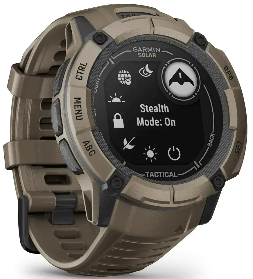 Смарт-годинник Garmin Instinct 2X Solar - Tactical Edition Coyote Tan (010-02805-12/02)