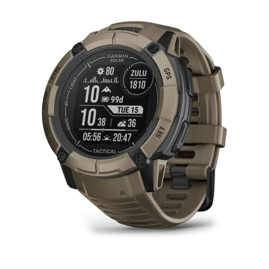 Смарт-годинник Garmin Instinct 2X Solar - Tactical Edition Coyote Tan (010-02805-12/02)
