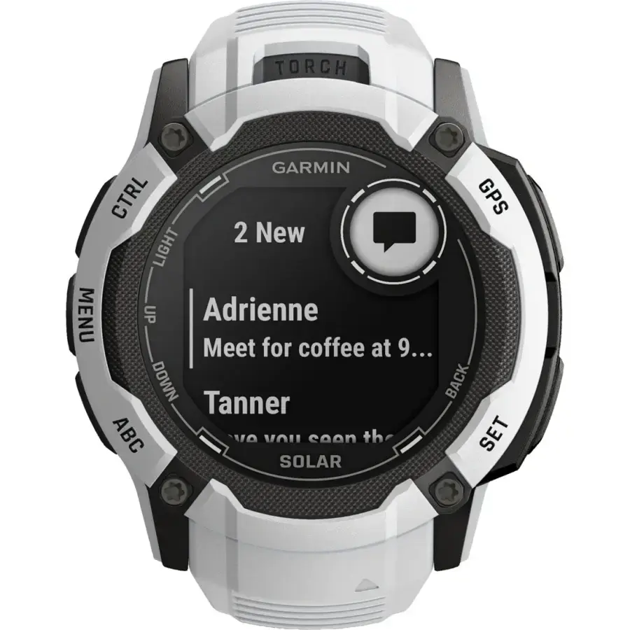 Смарт-годинник Garmin Instinct 2X Solar - Whitestone (010-02805-14/04)