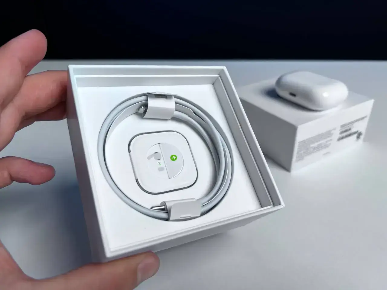 🎧USED Apple AirPods Pro (MWP22), (Стан - 9/10, гарантія - 1 міс.)