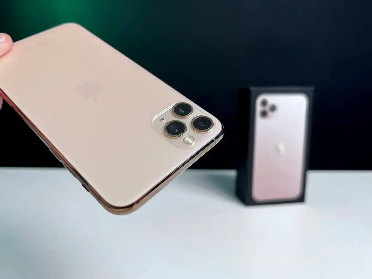 📲USED Apple iPhone 11 Pro Max 64GB Gold (MWH12) 🔋100% (Состояние - 9.9/10, Комплект - iPhone, коробка | гарантия - 1 мес.)