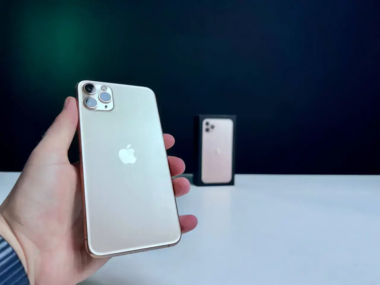 📲USED Apple iPhone 11 Pro Max 64GB Gold (MWH12) 🔋100% (Состояние - 9.9/10, Комплект - iPhone, коробка | гарантия - 1 мес.)