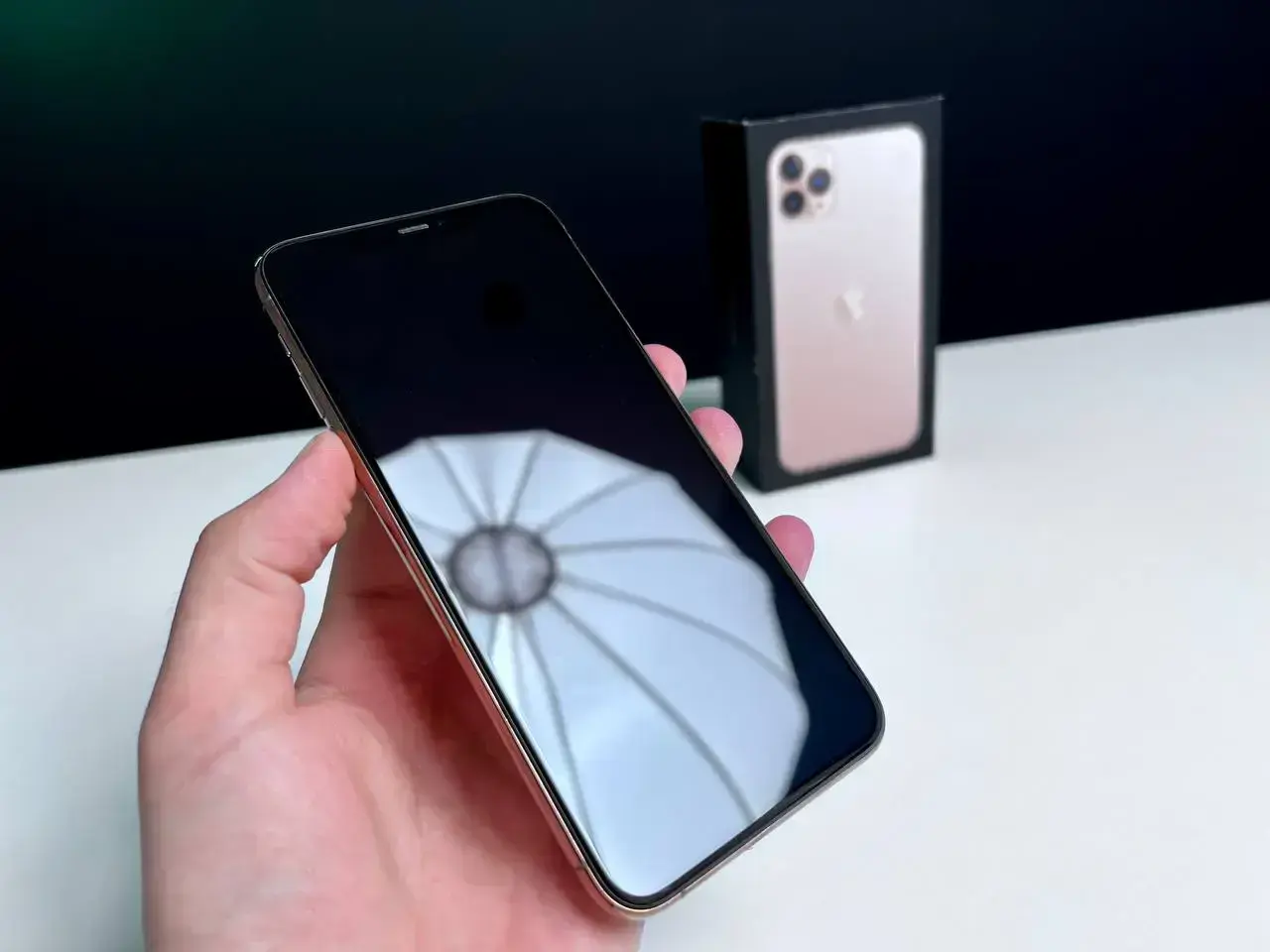 📲USED Apple iPhone 11 Pro Max 64GB Gold (MWH12) 🔋100% (Состояние - 9.9/10, Комплект - iPhone, коробка | гарантия - 1 мес.)