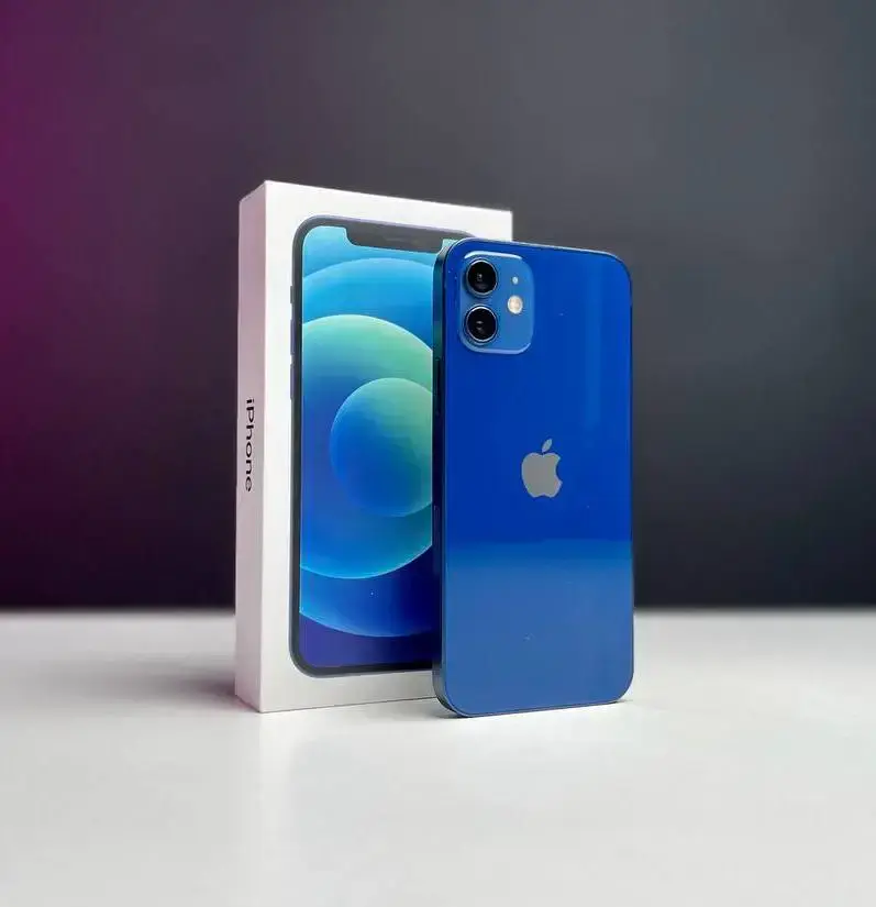 📲USED Apple iPhone 12 128GB Blue (MGHF3, MGJE3) 🔋88% (Стан - 10/10, Комплект - повний | гарантія - 1 міс.)