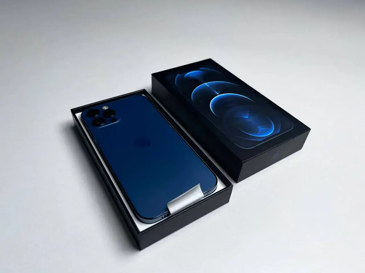 📲USED Apple iPhone 12 Pro 128GB Pacific Blue (MGLR3, MGMN3) 🔋91% (Состояние - 9.9/10, Комплект - iPhone, коробка | гарантия - 1 мес.)