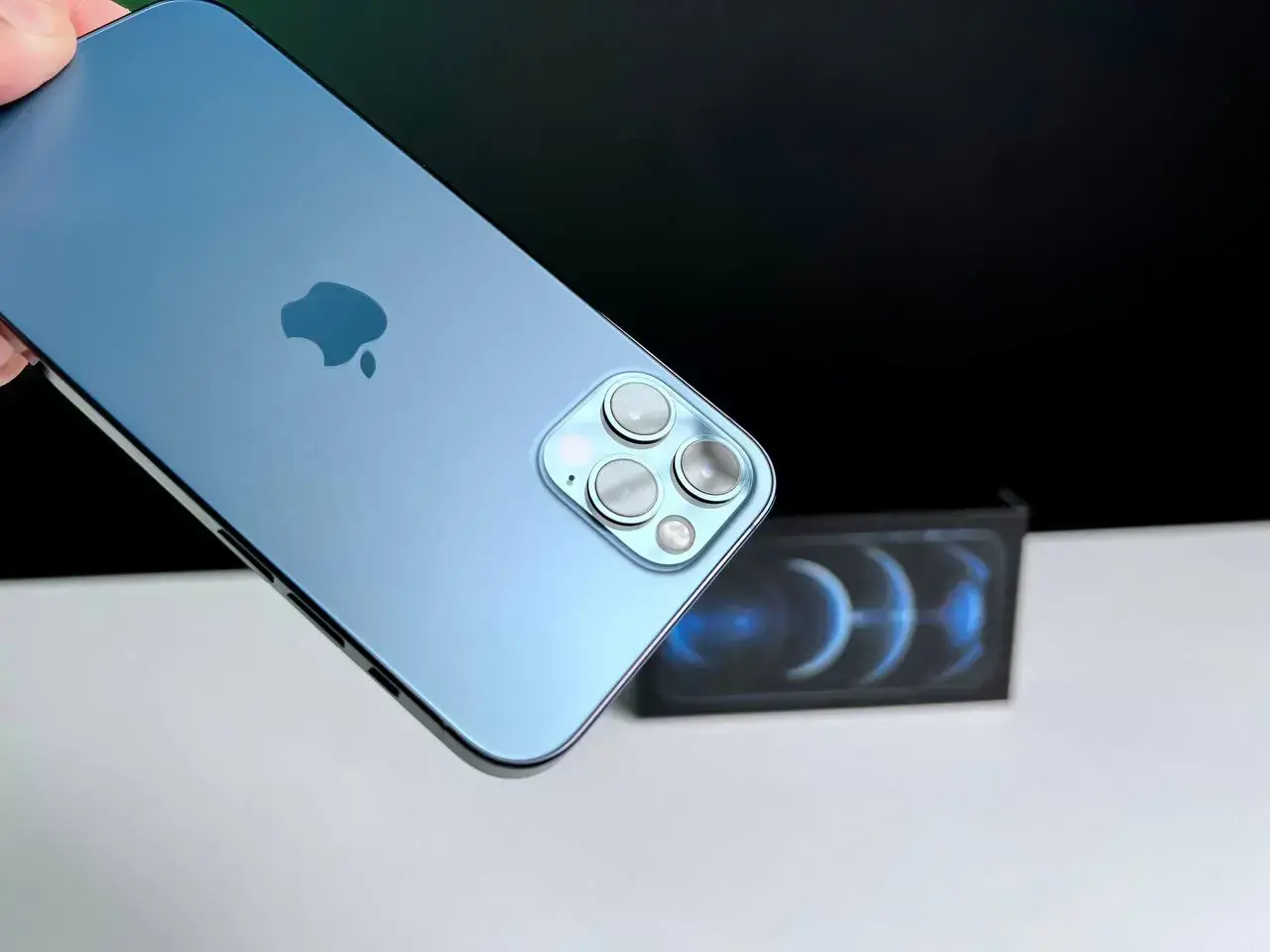 📲USED Apple iPhone 12 Pro 128GB Pacific Blue (MGLR3, MGMN3) 🔋91% (Состояние - 9.9/10, Комплект - iPhone, коробка | гарантия - 1 мес.)