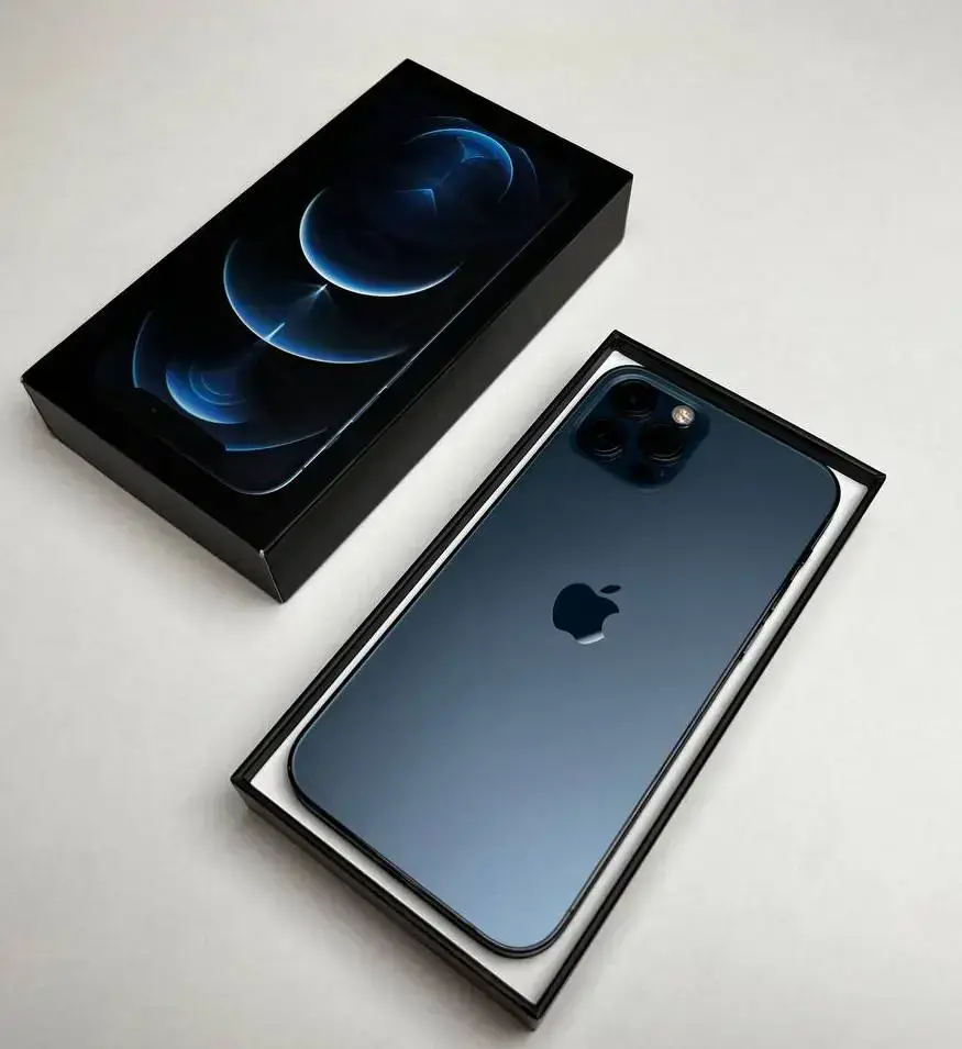 📲USED Apple iPhone 12 Pro 128GB Pacific Blue (MGLR3, MGMN3),🔋87% (Стан - 8.9/10, Комплект - повний | гарантія - 1 міс.)