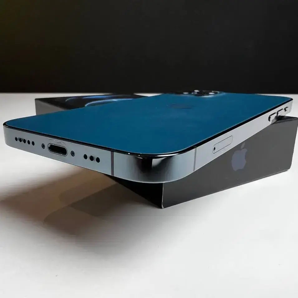 📲USED Apple iPhone 12 Pro 128GB Pacific Blue (MGLR3, MGMN3),🔋87% (Стан - 8.9/10, Комплект - повний | гарантія - 1 міс.)
