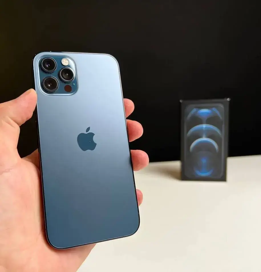 📲USED Apple iPhone 12 Pro 128GB Pacific Blue (MGLR3, MGMN3),🔋87% (Стан - 8.9/10, Комплект - повний | гарантія - 1 міс.)