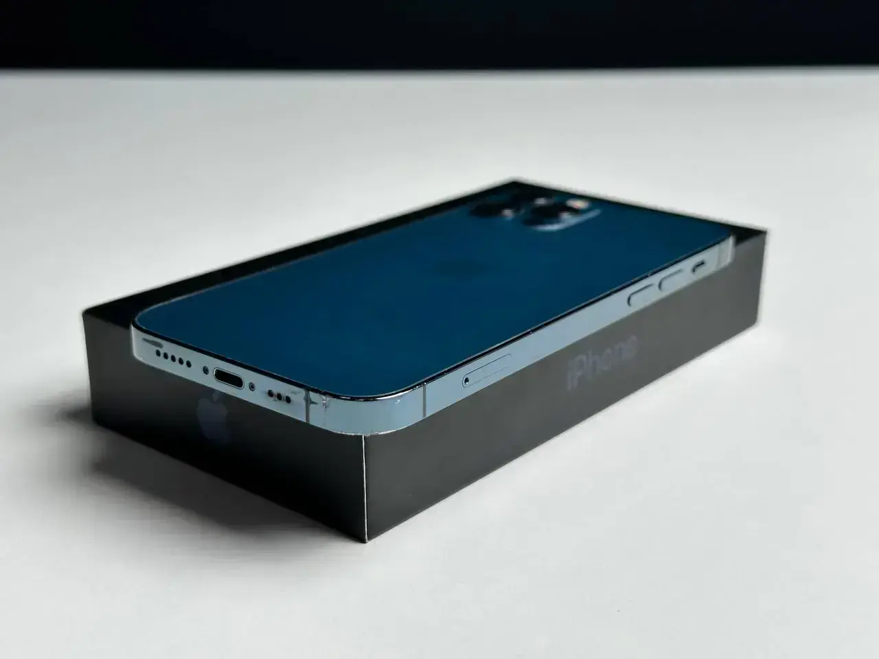 📲USED Apple iPhone 12 Pro 256GB Pacific Blue (MGLW3, MGMT3) 🔋91% (Стан - 9.5/10, Комплект - повний | гарантія - 1 міс.)