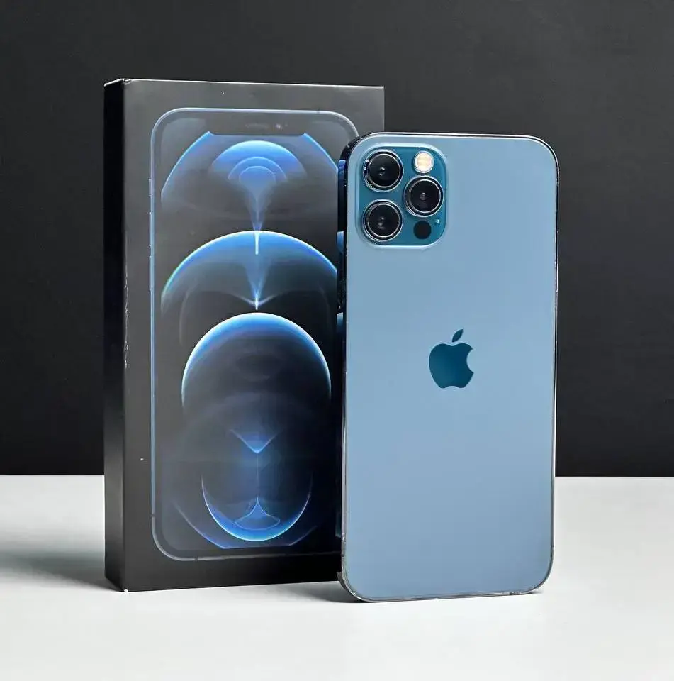 📲USED Apple iPhone 12 Pro 256GB Pacific Blue (MGLW3, MGMT3) 🔋91% (Стан - 9.5/10, Комплект - повний | гарантія - 1 міс.)