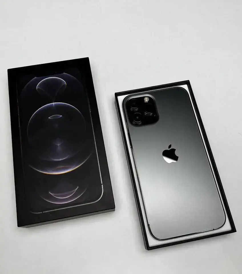 📲USED Apple iPhone 12 Pro Max 256GB Graphite (MGCK3, MGDC3) 🔋82% (Стан - 9.5/10, Комплект - iPhone, коробка | гарантія - 1 міс.)