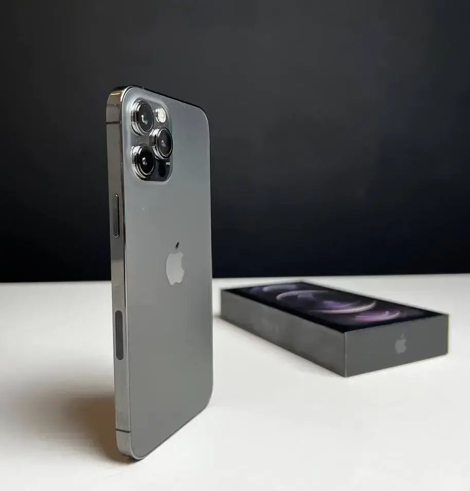 📲USED Apple iPhone 12 Pro Max 256GB Graphite (MGCK3, MGDC3) 🔋82% (Стан - 9.5/10, Комплект - iPhone, коробка | гарантія - 1 міс.)