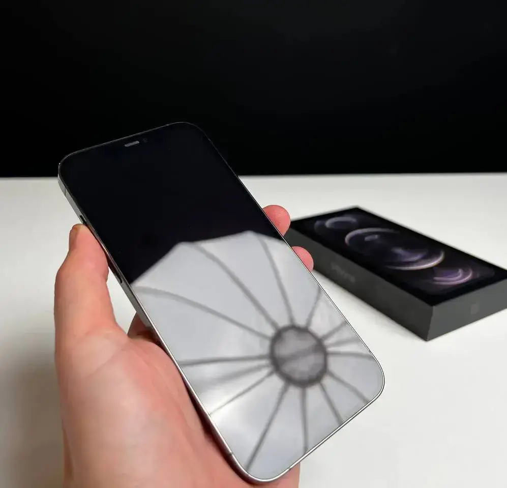 📲USED Apple iPhone 12 Pro Max 256GB Graphite (MGCK3, MGDC3) 🔋82% (Стан - 9.5/10, Комплект - iPhone, коробка | гарантія - 1 міс.)