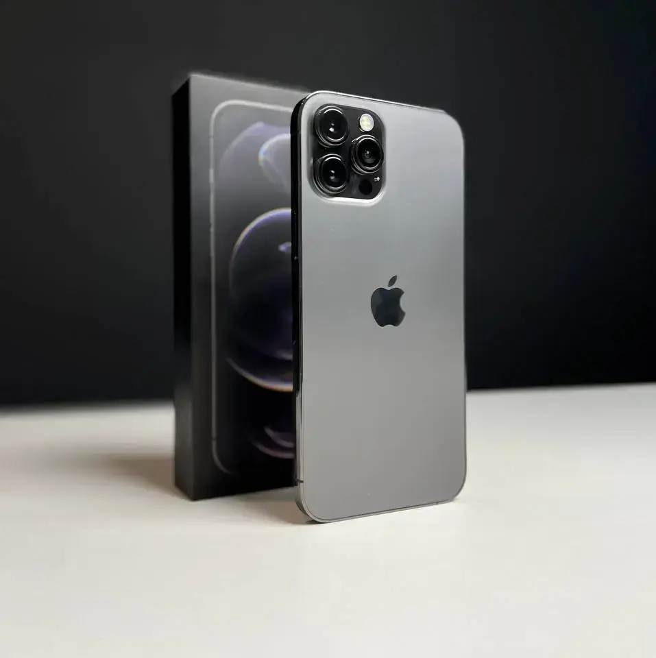 📲USED Apple iPhone 12 Pro Max 256GB Graphite (MGCK3, MGDC3) 🔋82% (Стан - 9.5/10, Комплект - iPhone, коробка | гарантія - 1 міс.)