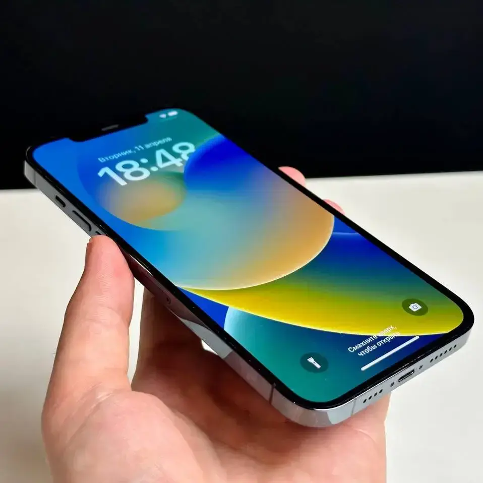 📲USED Apple iPhone 12 Pro Max 256GB Pacific Blue (MGCN3, MGDF3) 🔋87% (Стан - 9/10, Комплект - iPhone | гарантія - 1 міс.)