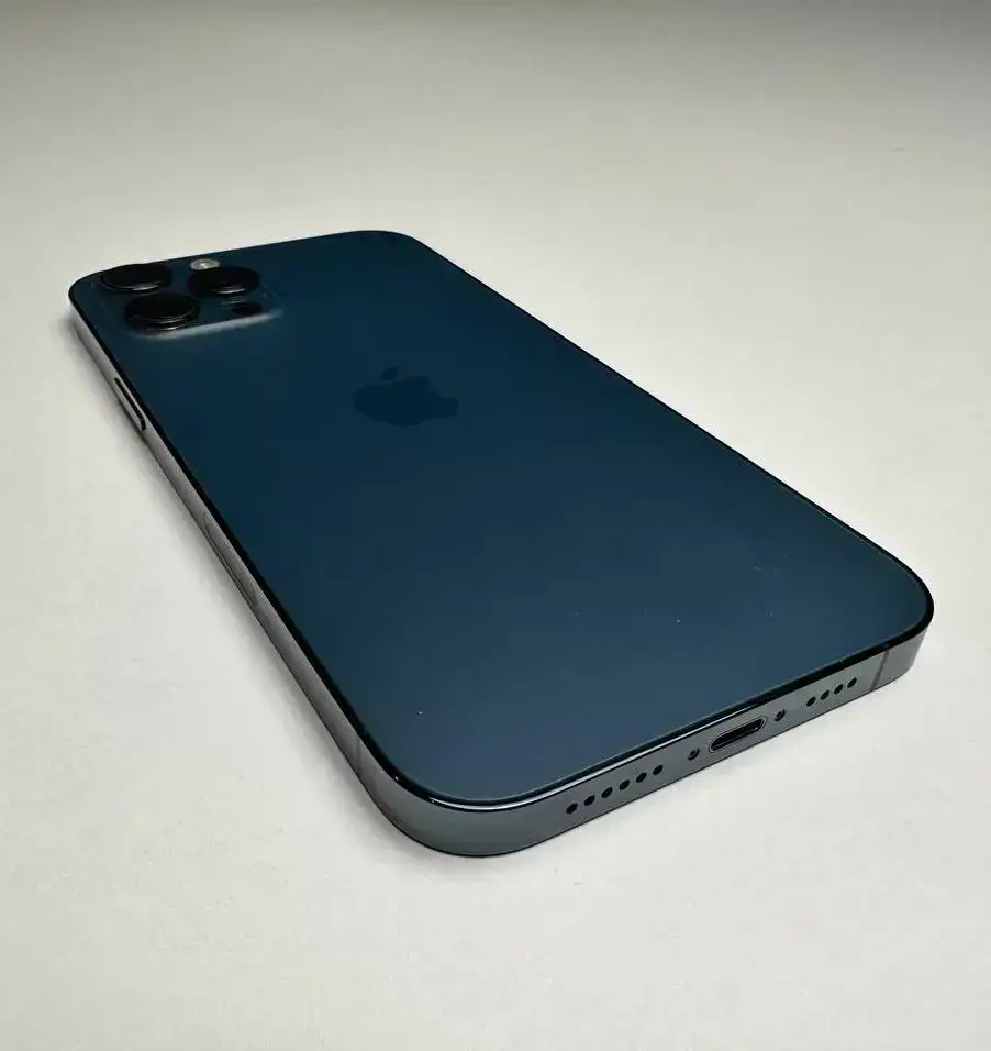 📲USED Apple iPhone 12 Pro Max 256GB Pacific Blue (MGCN3, MGDF3) 🔋87% (Стан - 9/10, Комплект - iPhone | гарантія - 1 міс.)