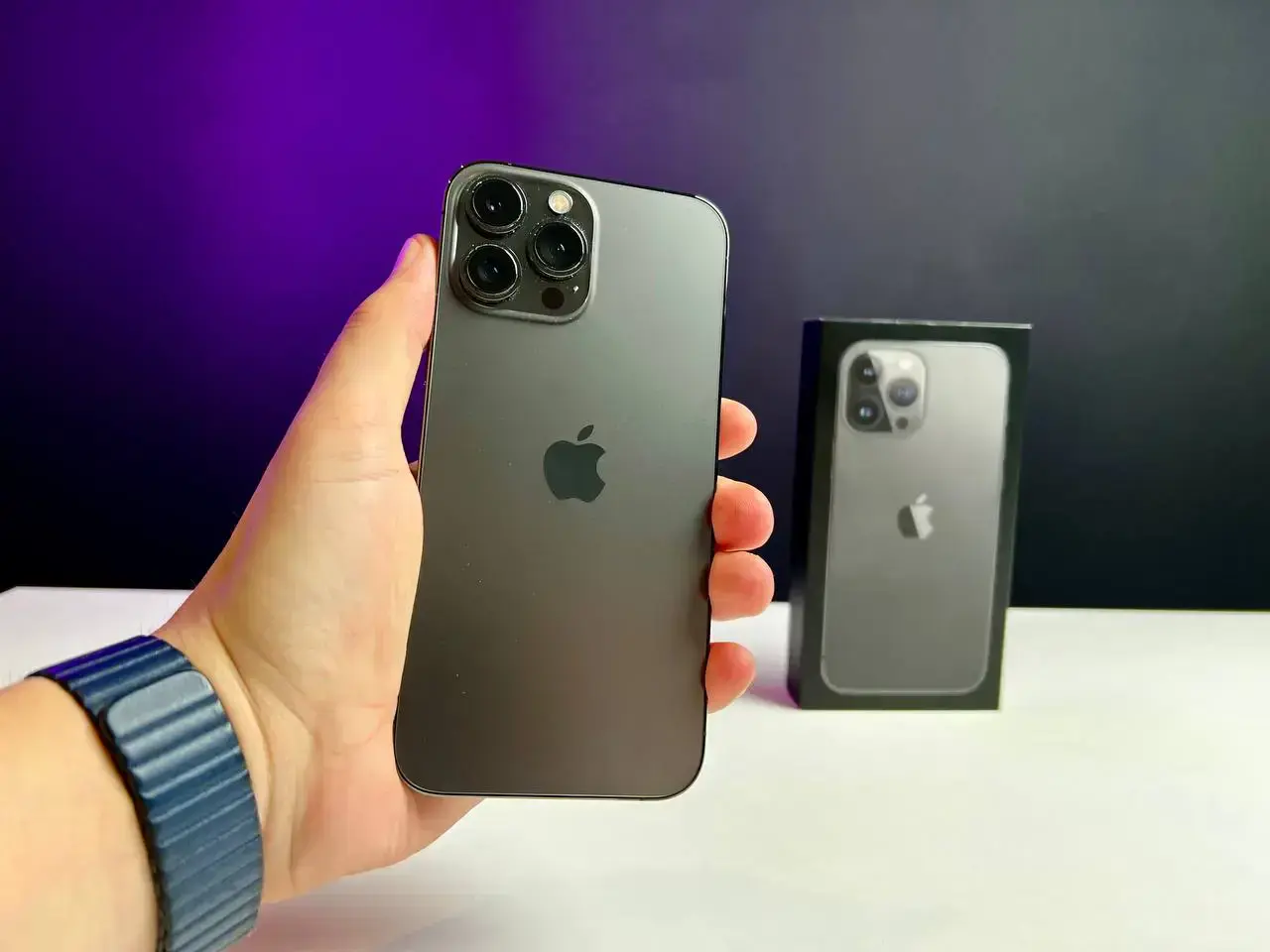📲USED Apple iPhone 13 Pro Max 128GB Graphite (MLKL3, MLL63)🔋89% (Стан - 9.9/10, Комплект - повний | гарантія - 1 міс.)