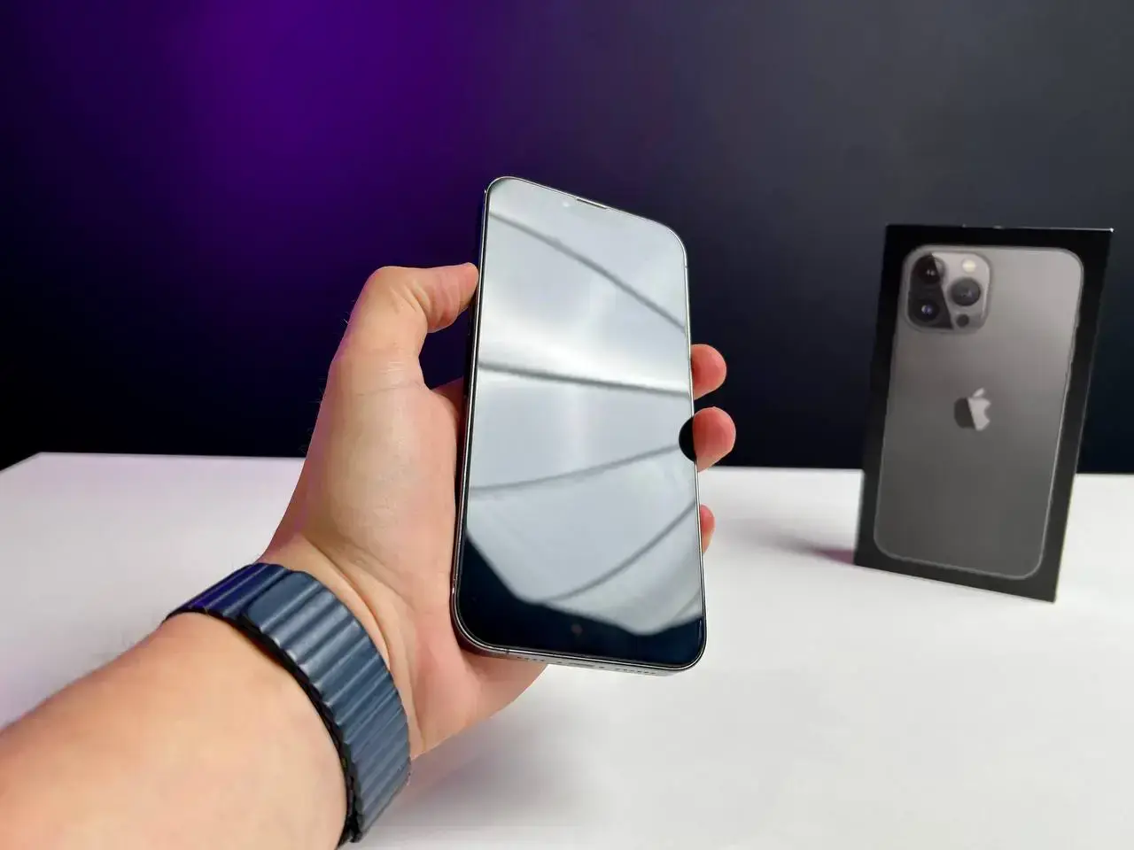 📲USED Apple iPhone 13 Pro Max 128GB Graphite (MLKL3, MLL63)🔋89% (Стан - 9.9/10, Комплект - повний | гарантія - 1 міс.)