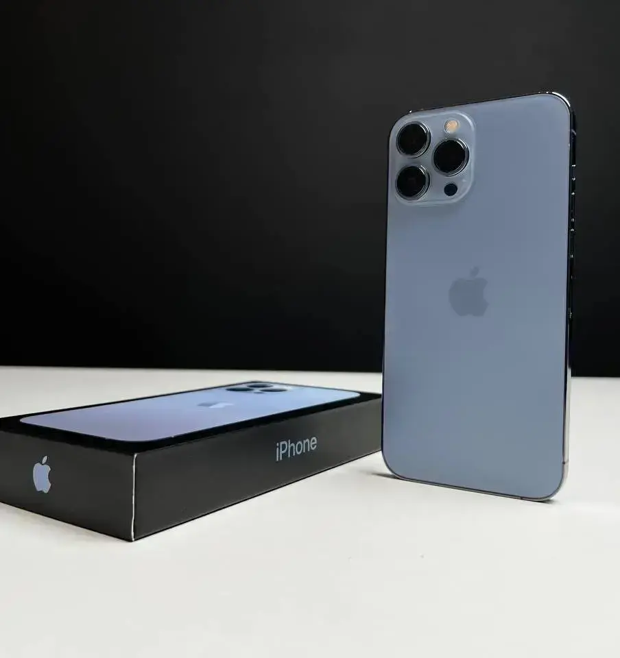📲USED Apple iPhone 13 Pro Max 256GB Sierra Blue (MLKV3, MLLE3)🔋89% (Стан - 10/10, Комплект - повний | гарантія - 1 міс.)