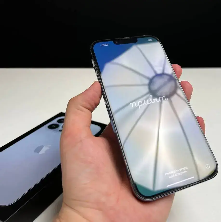 📲USED Apple iPhone 13 Pro Max 256GB Sierra Blue (MLKV3, MLLE3)🔋89% (Стан - 10/10, Комплект - повний | гарантія - 1 міс.)