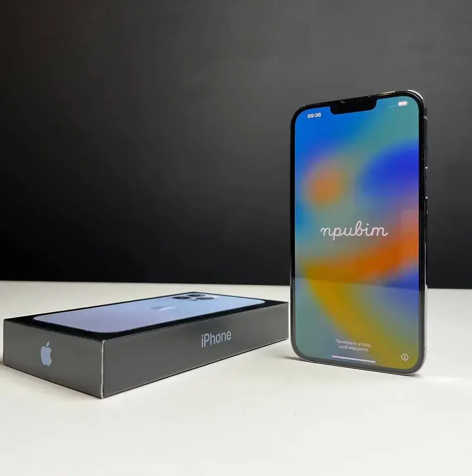 📲USED Apple iPhone 13 Pro Max 256GB Sierra Blue (MLKV3, MLLE3)🔋89% (Стан - 10/10, Комплект - повний | гарантія - 1 міс.)