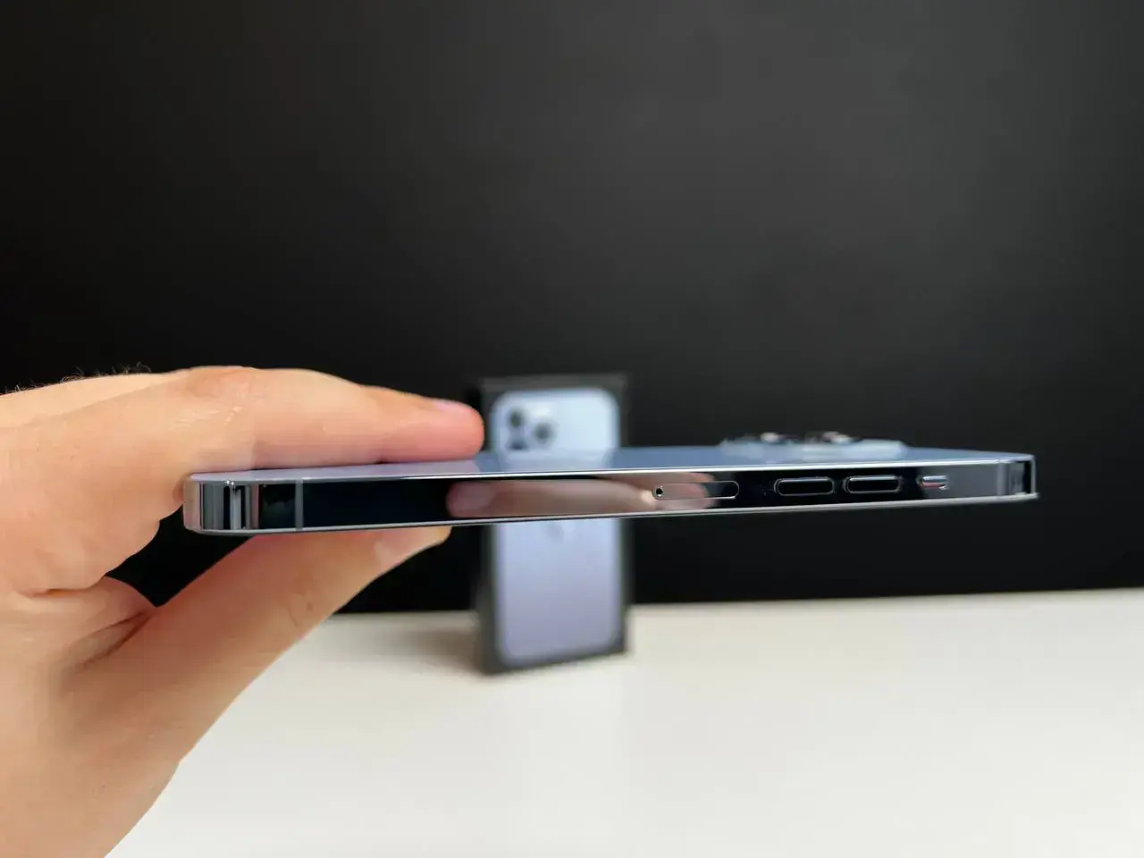 📲USED Apple iPhone 13 Pro Max 256GB Sierra Blue (MLKV3, MLLE3)🔋89% (Стан - 10/10, Комплект - повний | гарантія - 1 міс.)