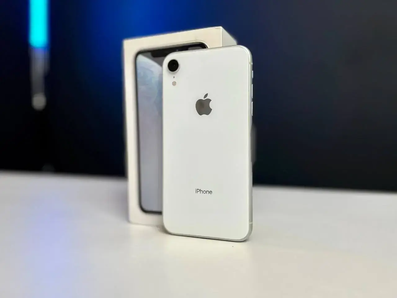 📲USED Apple iPhone XR 64GB White (MRY52) 🔋100% (Стан - 9.5/10, Комплект - повний | гарантія - 1 міс.)