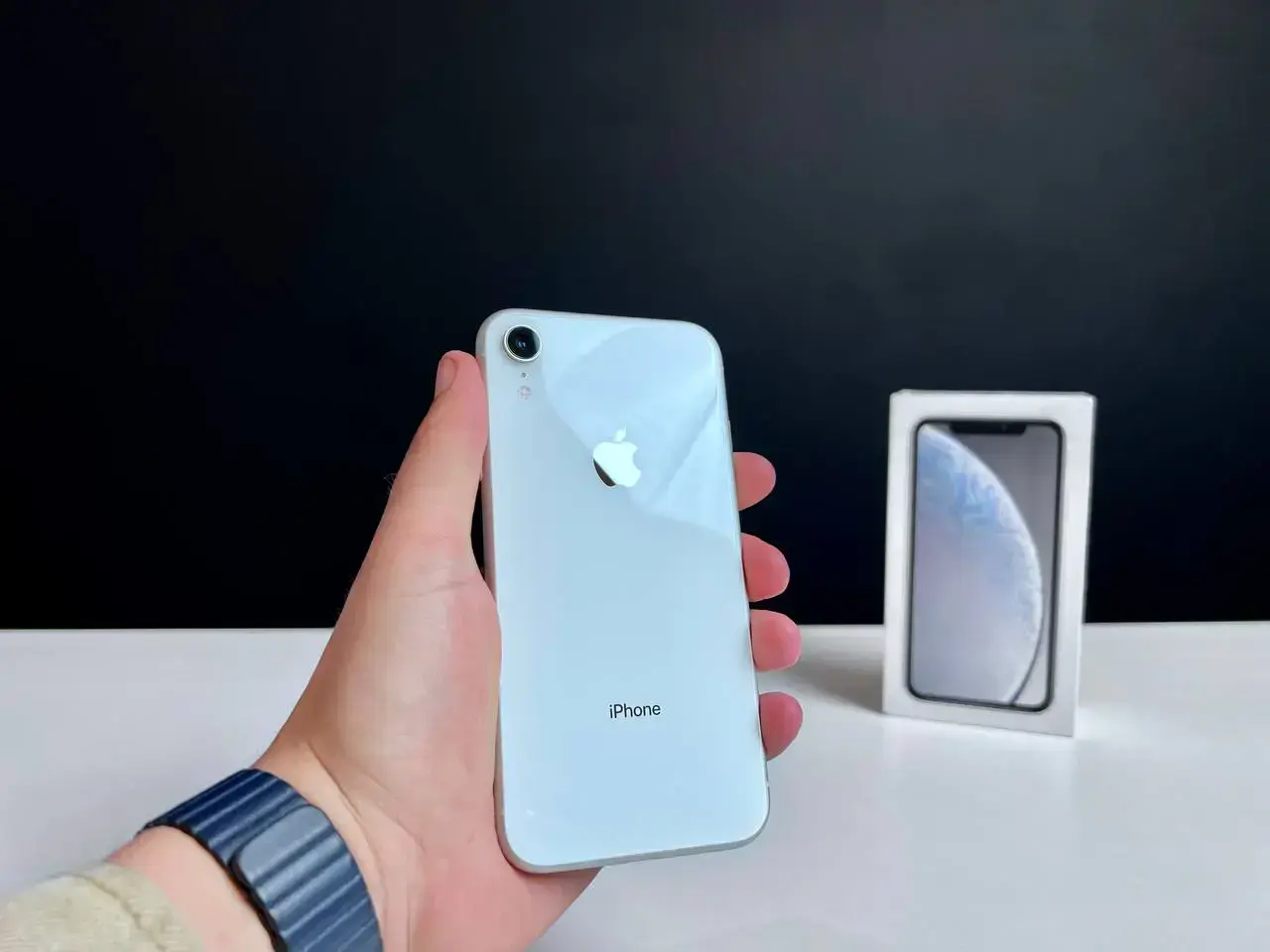 📲USED Apple iPhone XR 64GB White (MRY52) 🔋100% (Стан - 9.5/10, Комплект - повний | гарантія - 1 міс.)